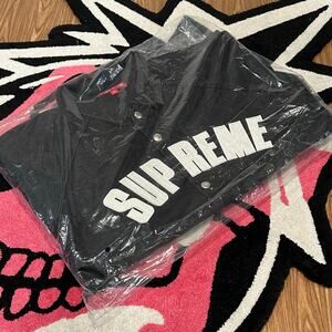 Supreme Arc Denim Coaches Jacket – Black – Size Large – Brand New